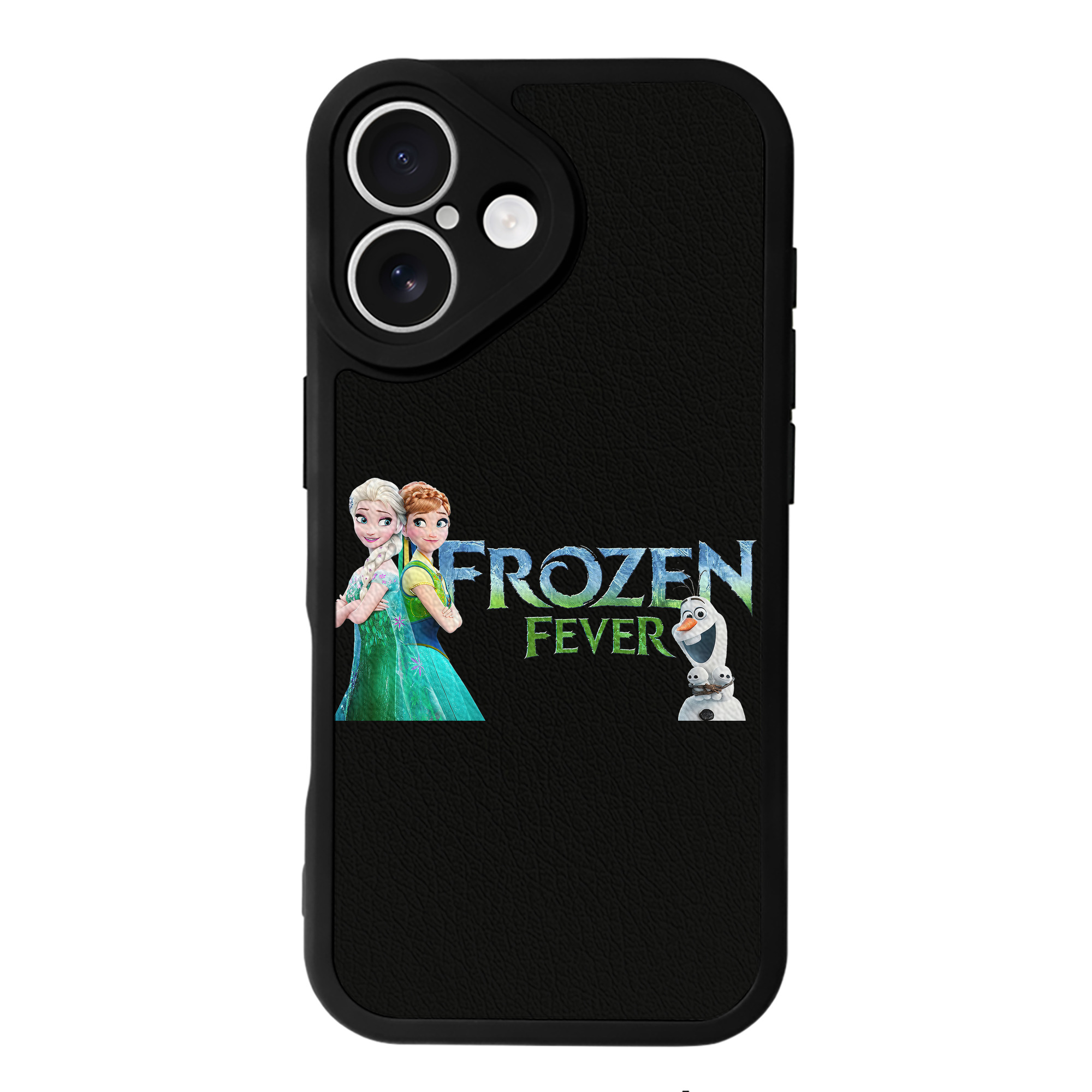 （画像用） アナと雪の女王 アンナ エルサ Frozen Anna Elsa 【iPhone 16シリーズ対応】シリコンスマホケース（レザー調） 材質：シリコン